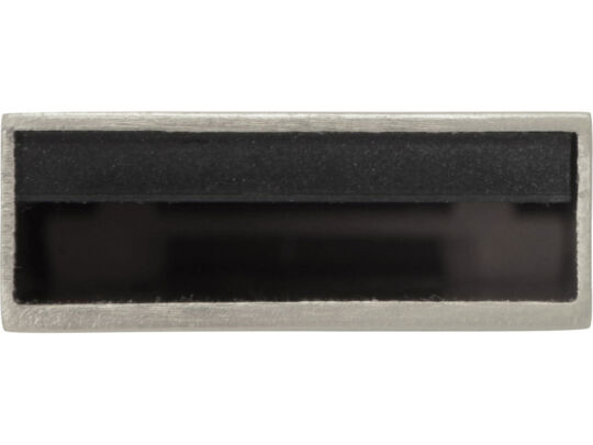 USB 2.0- флешка на 32 Гб с мини чипом, компактный дизайн с круглым отверстием, серебристый