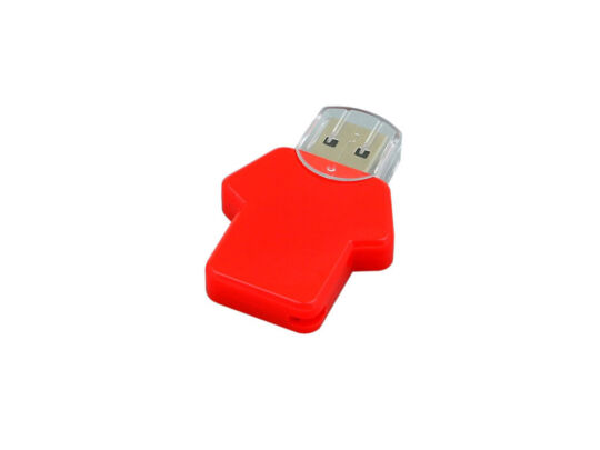 USB 3.0- флешка на 64 Гб в виде футболки, красный