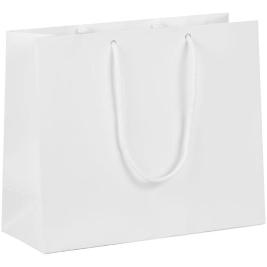Пакет бумажный с ламинацией Lami Tote S, белый