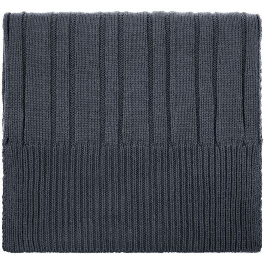 Шарф Knit Beat, серый (графит)